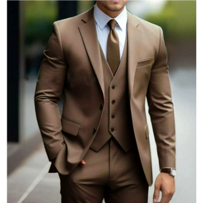 Christian | Elegance Herren-Hochzeitsanzug 3-teiliges Ensemble