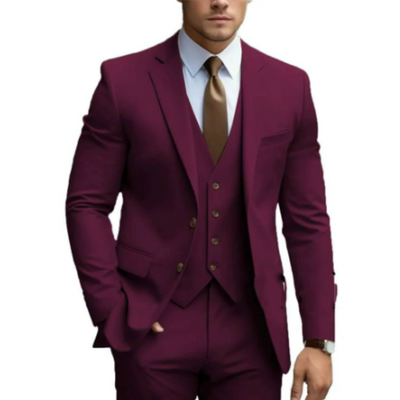 Christian | Elegance Herren-Hochzeitsanzug 3-teiliges Ensemble