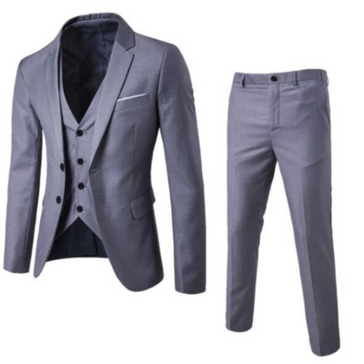 Amedeo | Klassischer Herrenanzug 3-teiliges Set für Hochzeiten und elegante Anlässe