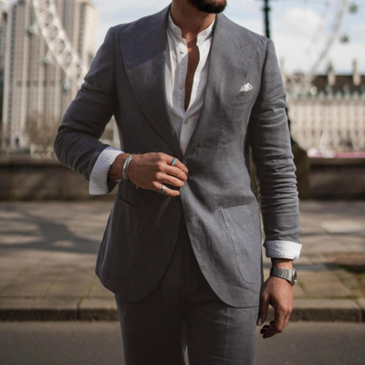 Vintage Charme | 3-teiliges Anzug Set Herren für Hochzeiten und Festliche Anlässe 2