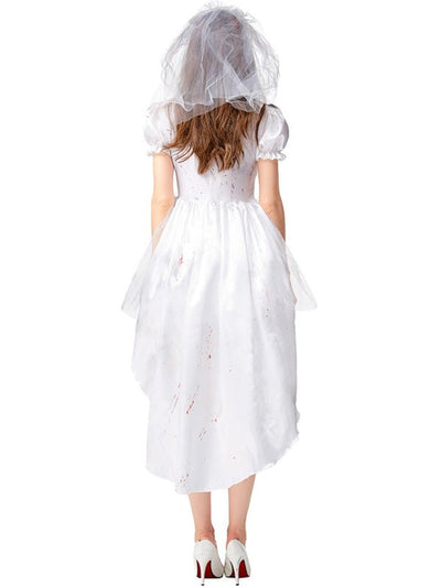 Jessika | Vampirbraut Halloween Kostüm Minikleid