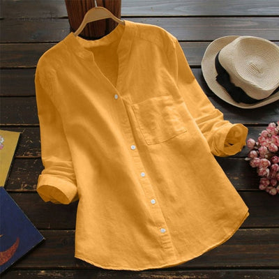 Andrea | Luftige elegante Bluse aus Baumwolle