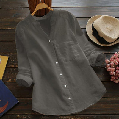 Andrea | Luftige elegante Bluse aus Baumwolle