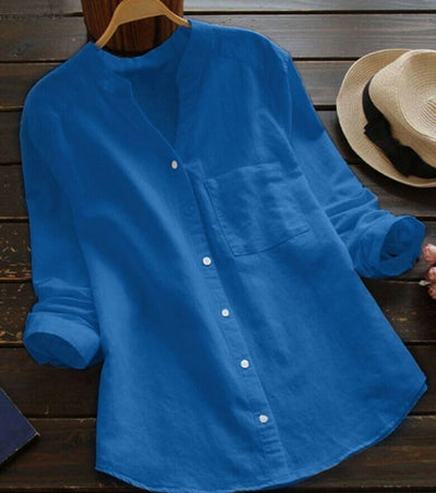 Andrea | Luftige elegante Bluse aus Baumwolle