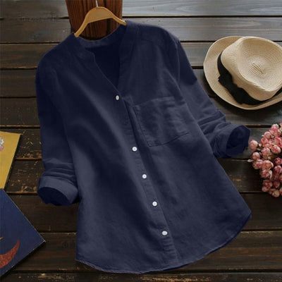 Andrea | Luftige elegante Bluse aus Baumwolle
