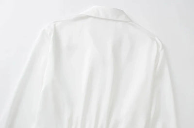 Sabine | Satin Abendkleid mit V Ausschnitt