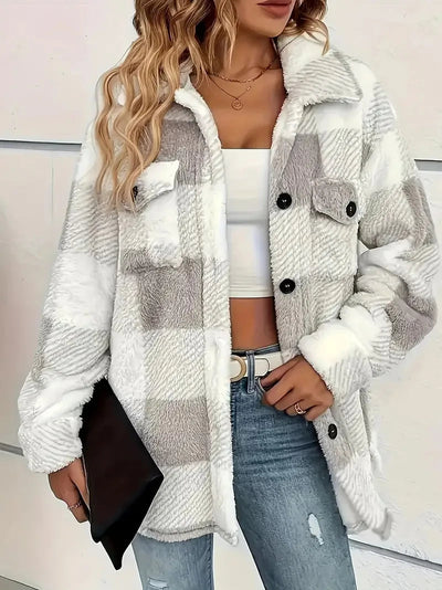 Stefanie | Warme Fleece Jacke