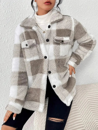 Stefanie | Warme Fleece Jacke