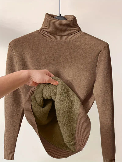 Andrea | Bequemer Rollkragenpullover