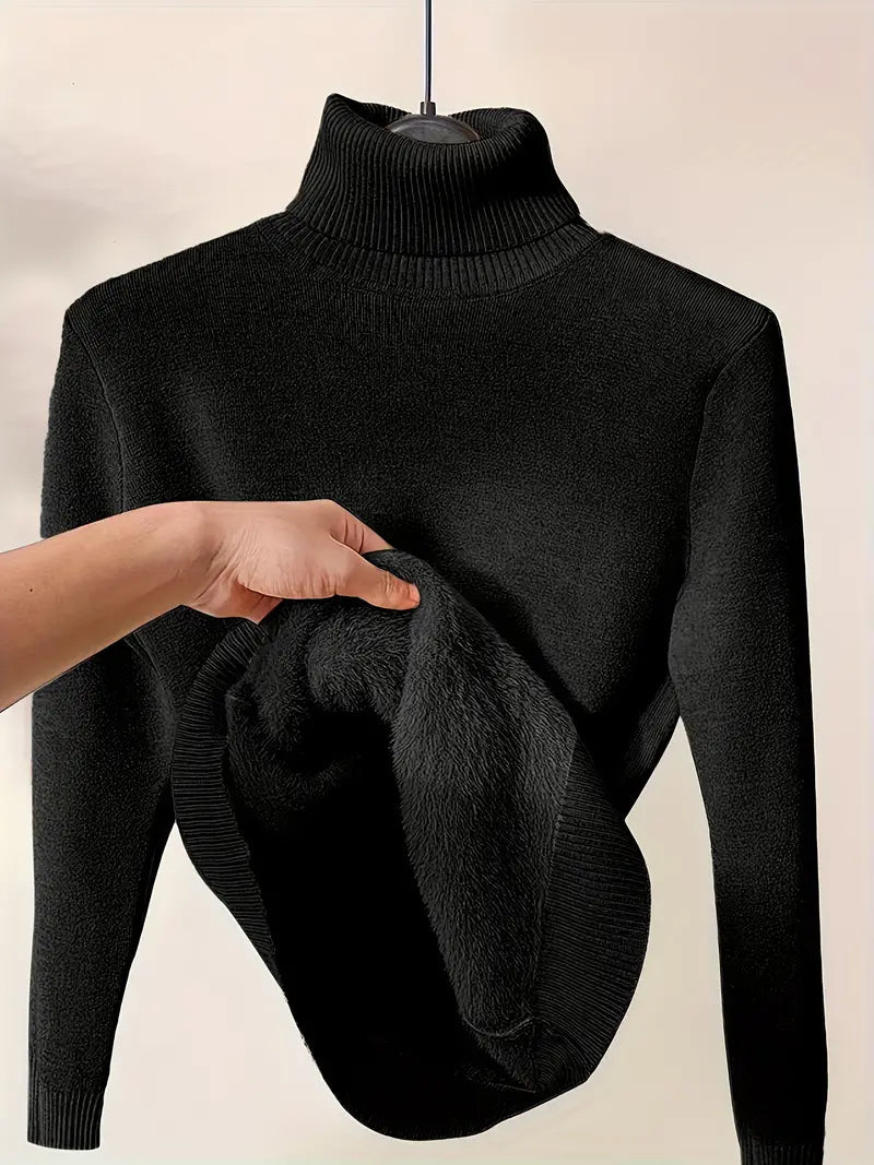 Andrea | Bequemer Rollkragenpullover