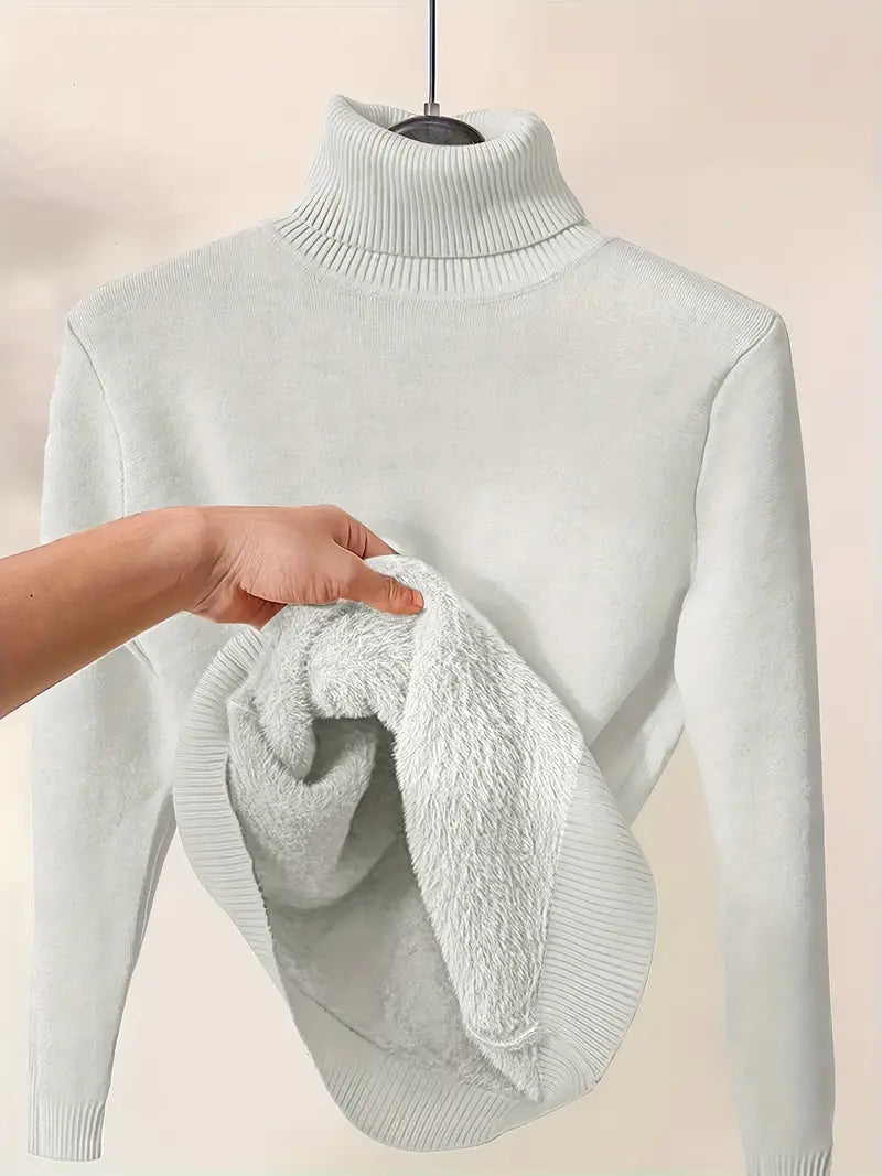 Andrea | Bequemer Rollkragenpullover