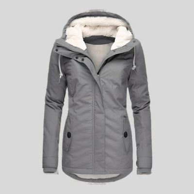 Christin | Wasserdichte Lange Kapuze jacke