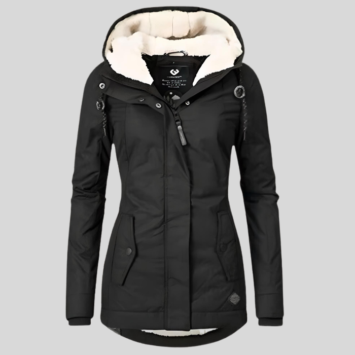 Christin | Wasserdichte Lange Kapuze jacke