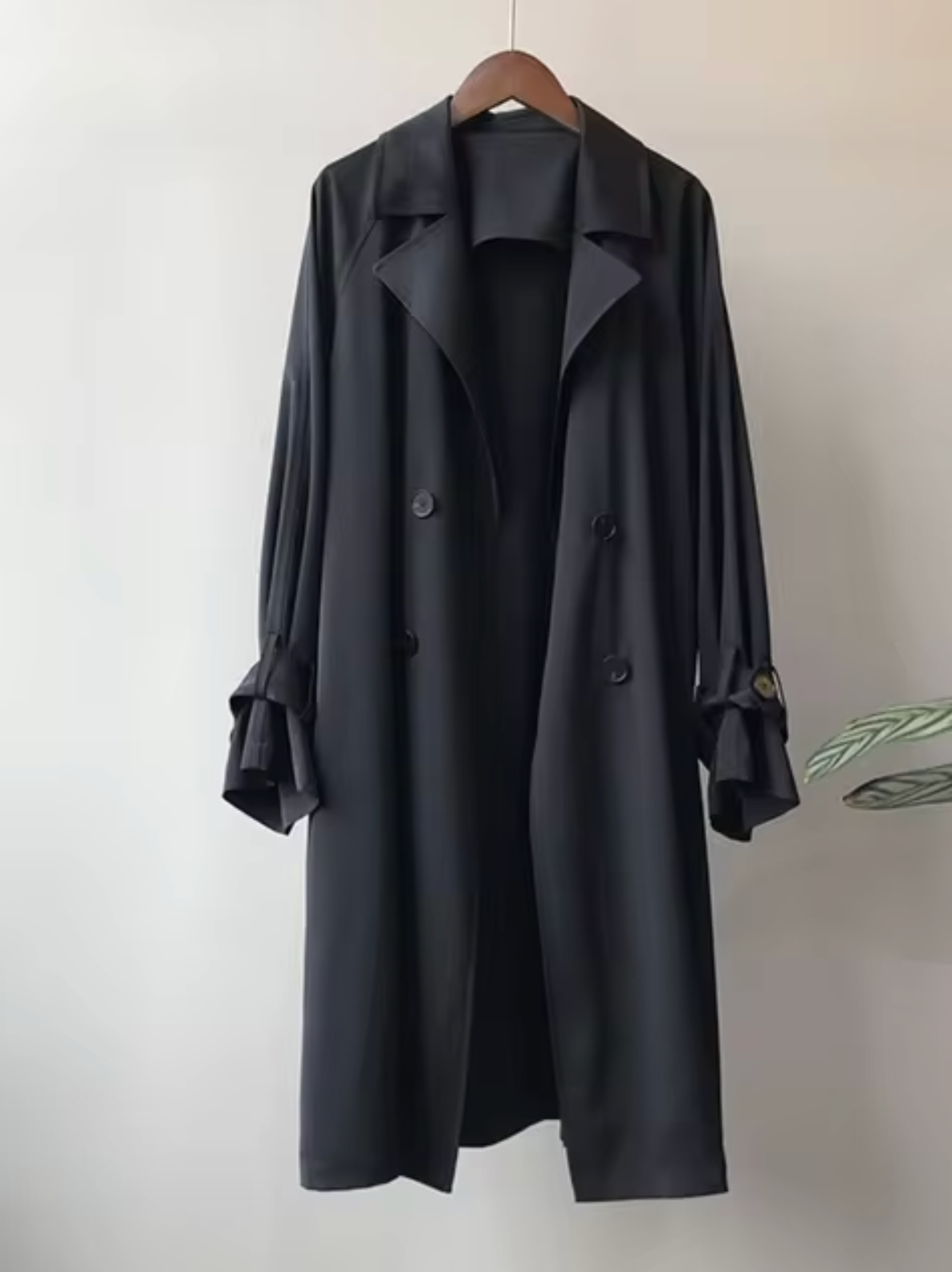 Juliane | Zeitloser Langer Wasserdichter Trenchcoat