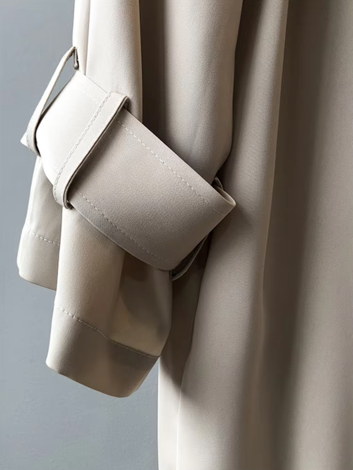 Juliane | Zeitloser Langer Wasserdichter Trenchcoat