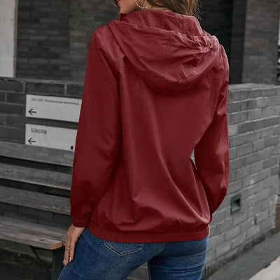 Johanna | Wasserdichter Trenchcoat mit Kapuze