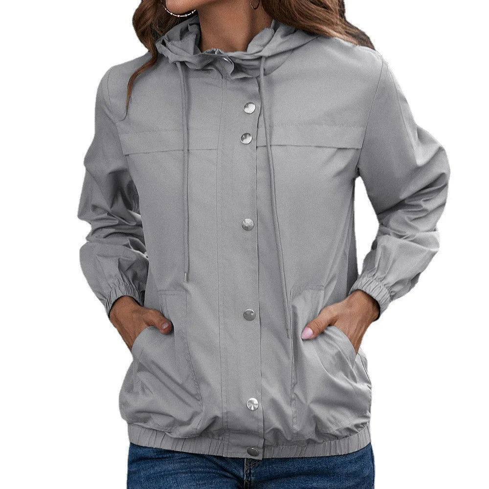 Johanna | Wasserdichter Trenchcoat mit Kapuze