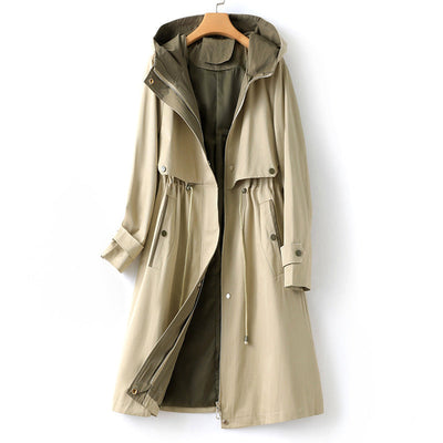 Jessika | Wasserdichter Trenchcoat mit Kapuze