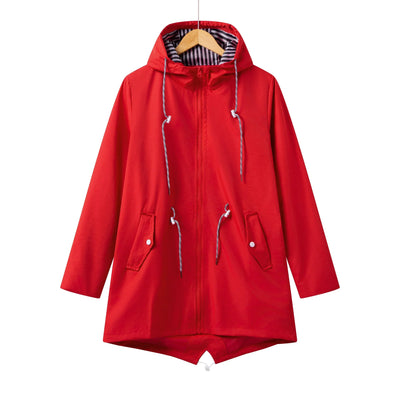 Sophia | Wasserdichter Trenchcoat mit Kapuze