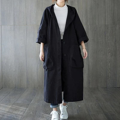 Christina | Wasserdichter Trenchcoat mit Kapuze