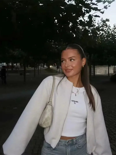 Karolin | Elegante und bequeme Übergangsjacke