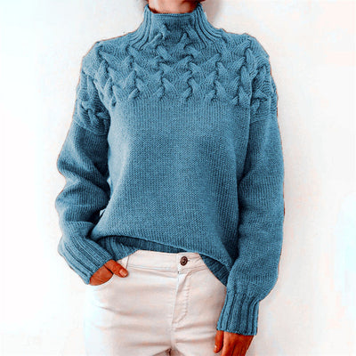 Christine | Wärme und Stil Rollkragen Strickpullover