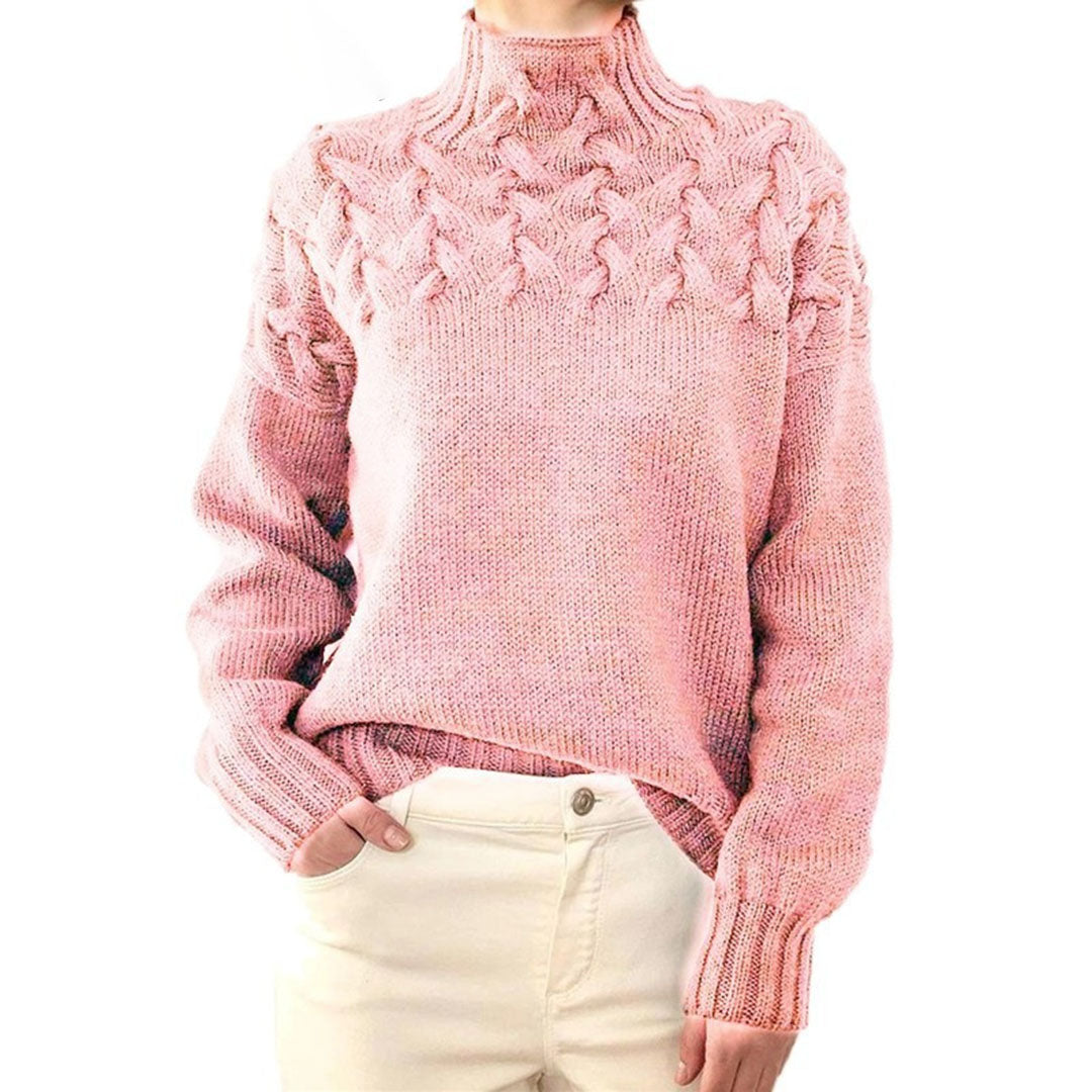 Christine | Wärme und Stil Rollkragen Strickpullover