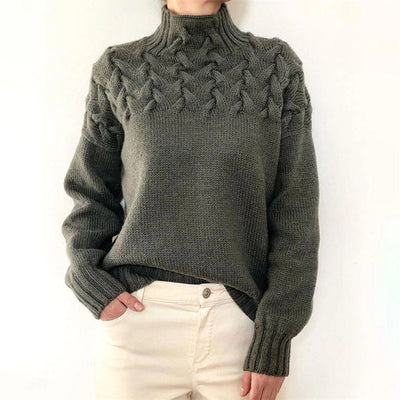 Christine | Wärme und Stil Rollkragen Strickpullover