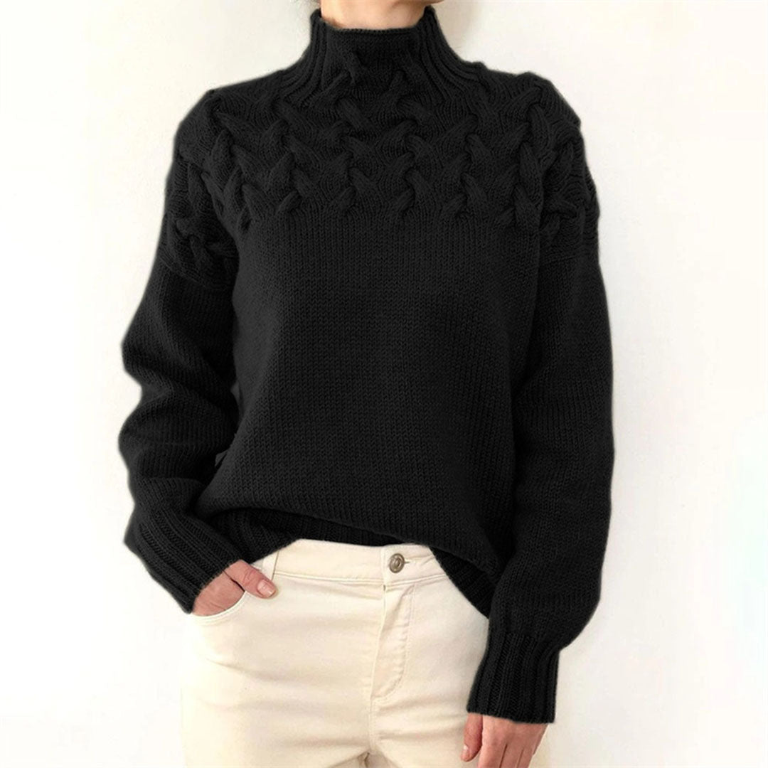 Christine | Wärme und Stil Rollkragen Strickpullover