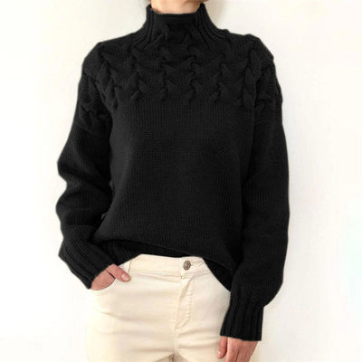 Christine | Wärme und Stil Rollkragen Strickpullover