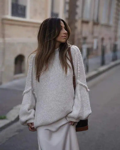 Jessica | Weicher Oversize Strickpullover