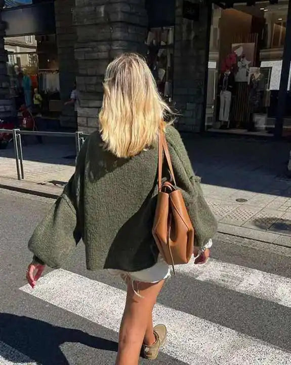 Jessica | Weicher Oversize Strickpullover