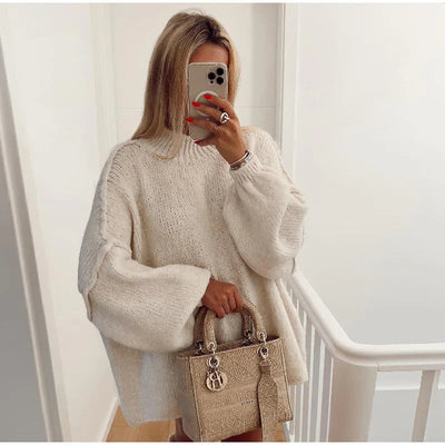 Jessica | Weicher Oversize Strickpullover