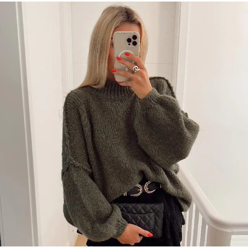 Jessica | Weicher Oversize Strickpullover