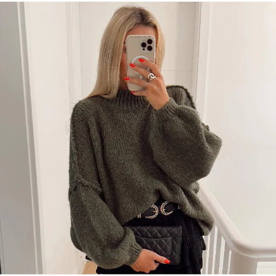 Jessica | Weicher Oversize Strickpullover
