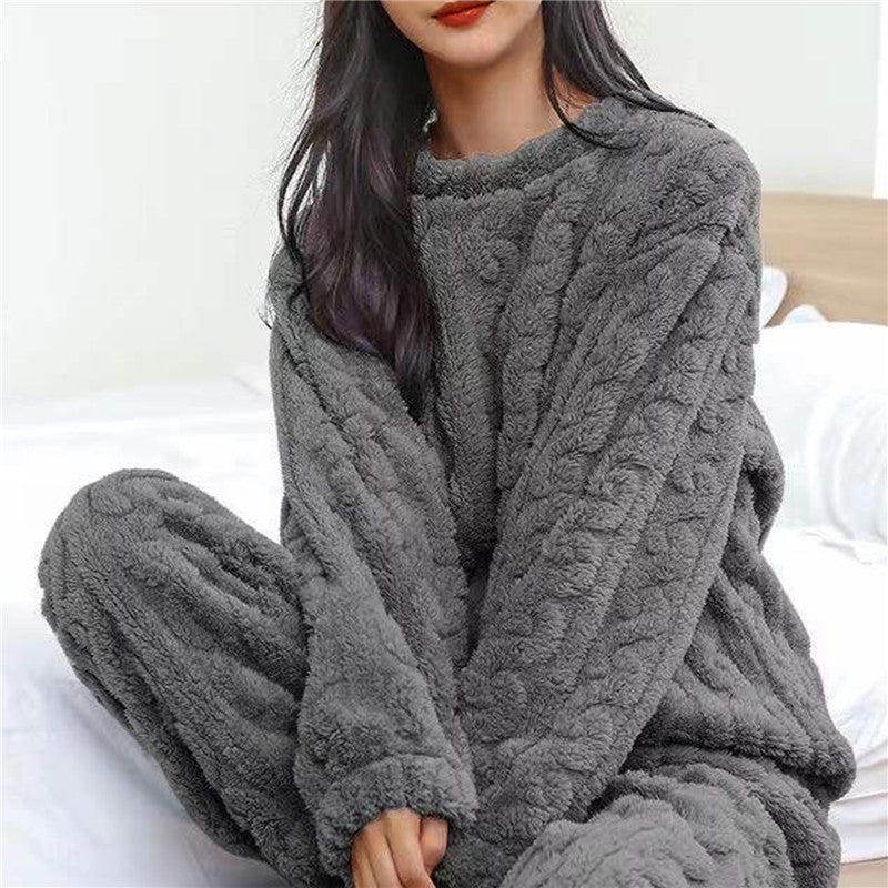 Maria | Weiches Fleece Schlafanzug Set