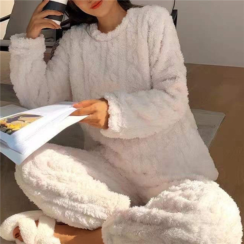 Maria | Weiches Fleece Schlafanzug Set