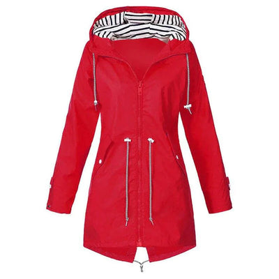 Lisa | Winddichte Regenjacke für mit Kapuze