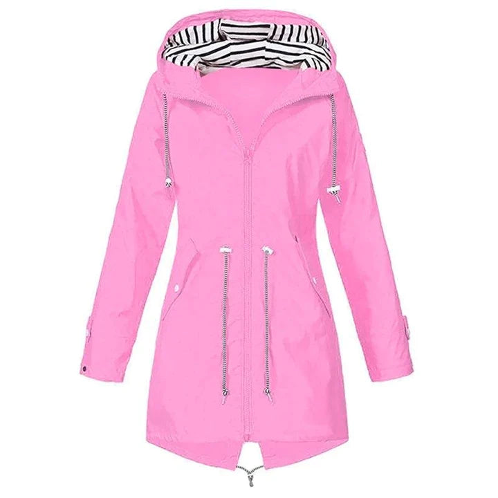 Lisa | Winddichte Regenjacke für mit Kapuze