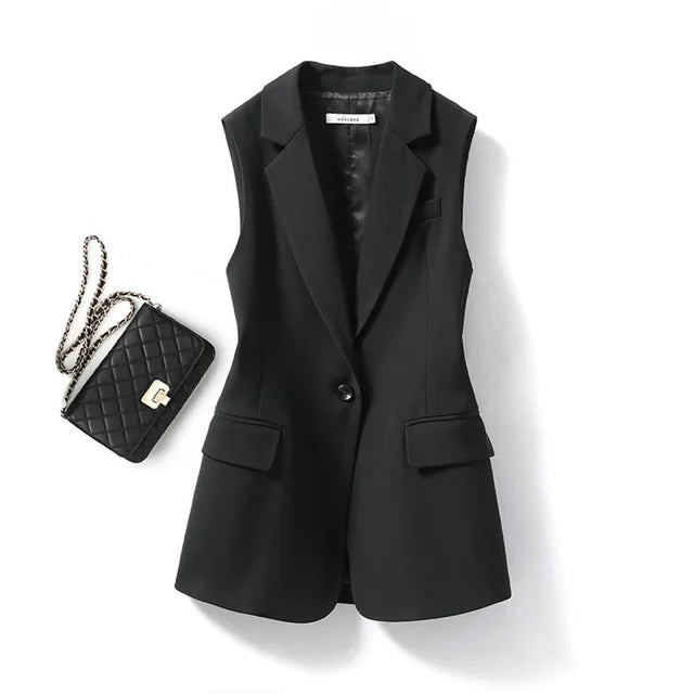 Wendy | Eleganter Ärmelloser Blazer für Damen