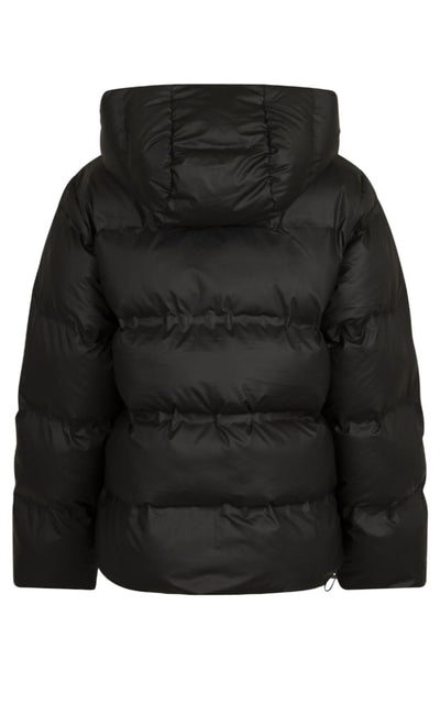 Katharina | Zeitlose Schwarze Daunenjacke mit Kapuze