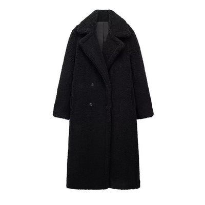 Magdalena | Komfortabler langer Winter-Teddymantel