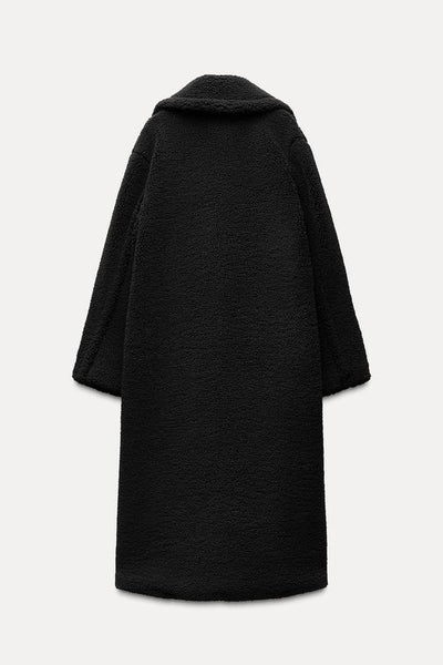 Magdalena | Komfortabler langer Winter-Teddymantel