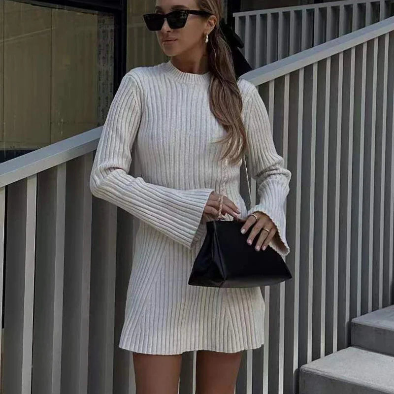 Christina | Kleid mit hohem Kragen Versatile