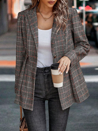 Carola | Karierter Blazer