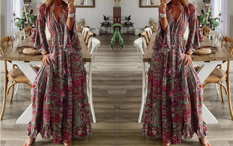 Tanja | Elegantes langes Kleid