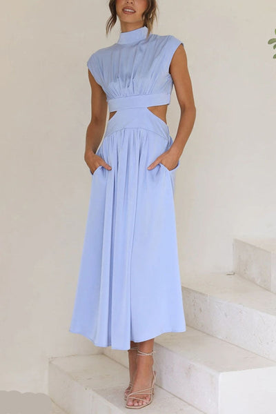 Lorna | Midi-Kleid Tailliertes Design aus hochwertiger Baumwolle