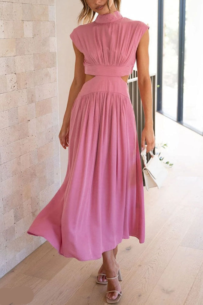 Lorna | Midi-Kleid Tailliertes Design aus hochwertiger Baumwolle