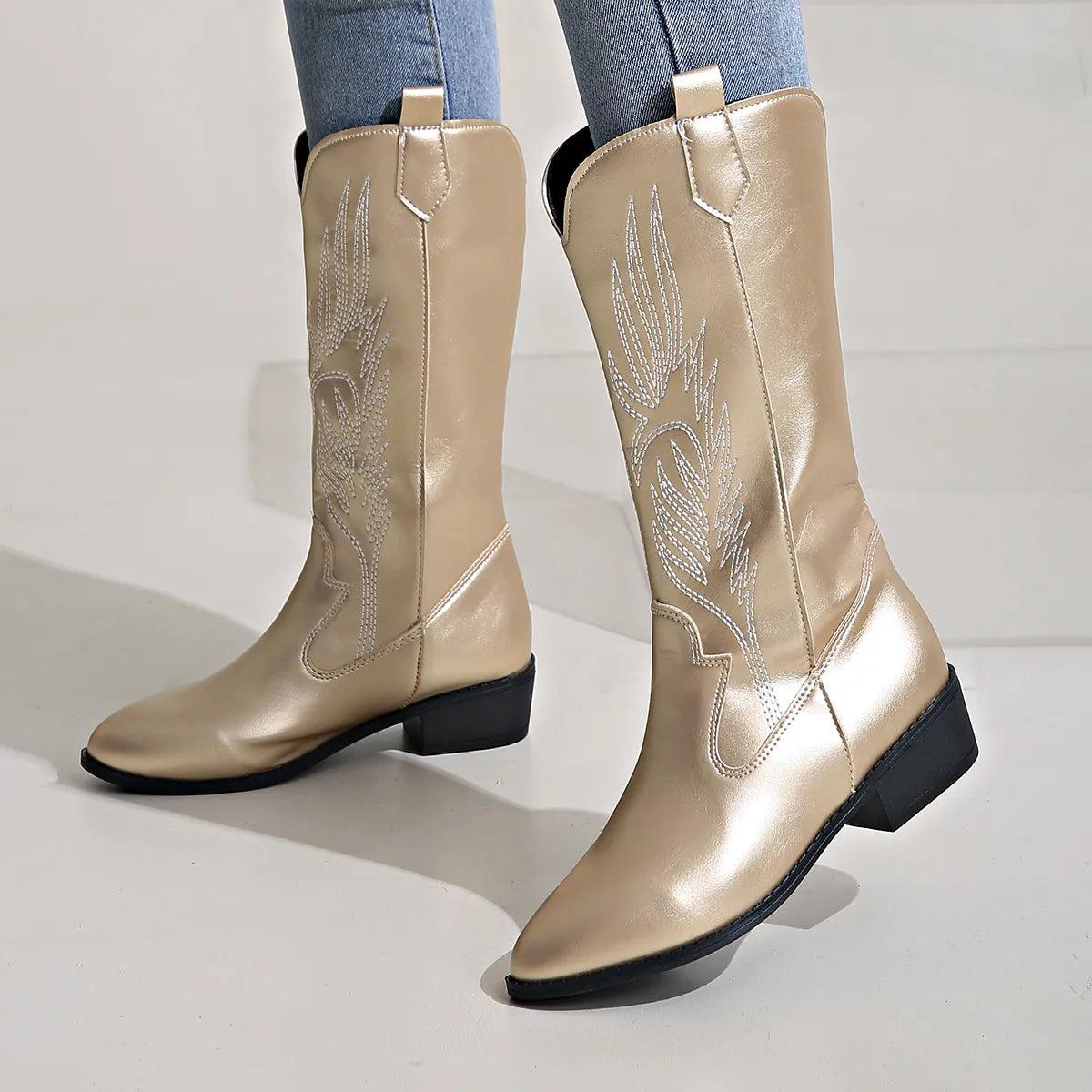 Variant image for Cowgirl Cowboystiefel Damen | Westernstiefel im Klassischen Stil für Komfort und Eleganz-51