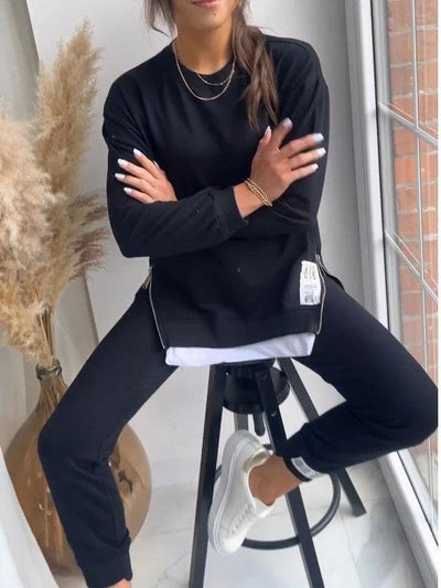 Daria | Loungewäsche Set – Baumwoll-Polyester-Mischung
